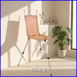 French Easel Foldable Sketchbox Easel Portable for Plein Air, Painters, Students French Easel Foldable Sketchbox Easel Portable for Plein Air, Painters, Students