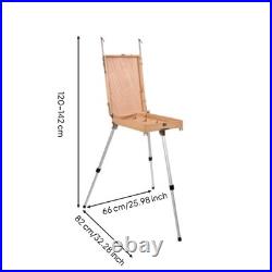 French Easel Foldable Sketchbox Easel Portable for Plein Air, Painters, Students French Easel Foldable Sketchbox Easel Portable for Plein Air, Painters, Students