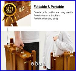 French Easel for Painting Deluxe Beech Wood Sketchbox Field and Studio Easel Sta