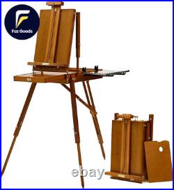 French Easel for Painting, Deluxe Beech Wooden Field & Studio Sketchbox Easel St