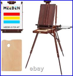 French Easel for Painting Holds Canvas up to 34 Plein Air Easels