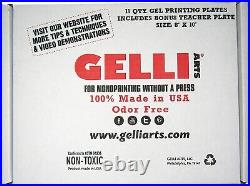 Gelli Arts Gel Printing Plate 8x10 Class Pack NEW OPEN BOX