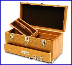 Gerstner International GI-519 Oak/Veneer Tune-Up Case Wood Tool Box Chest