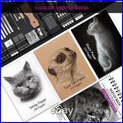 Gift-Ready 126 PCS Drawing Set with Unique Sketchbook Perfect for All Artists