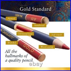 Gold Standard 72 Oil-Based Colour Pencils with Handbook & Tutorial Included Gold Standard 72 Oil-Based Colour Pencils with Handbook & Tutorial Included