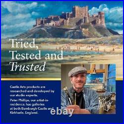 Gold Standard 72 Oil-Based Colour Pencils with Handbook & Tutorial Included