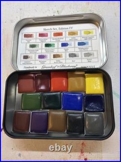 Greenleaf & Blueberry Handmade Watercolors, Sketcher's Set, Edition IV, New