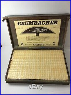 Grumbacher 180 Soft Pastels Wood Box Set No. 10