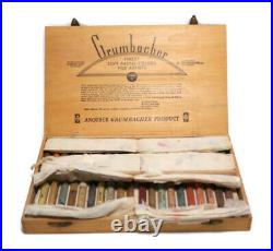Grumbacher Set No. 11,40 SOFT PASTELS In Original Box Art Supplies