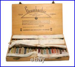Grumbacher Set No. 11,40 SOFT PASTELS In Original Box Art Supplies