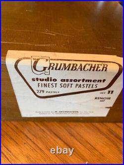 Grumbacher USA Studio Assortment Soft Pastels For Artists Set No. 11 In Orig Box
