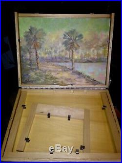 Guerrilla Painter Pochade Box 12x16 used/new condition with lots of extra's