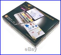 HOLBEIN WORKS PN698 Half Pan Watercolor 36 Color PALM BOX PLUS Japan Tracking