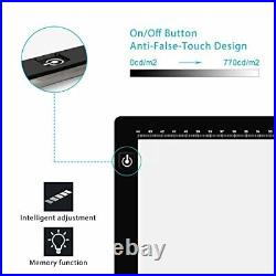 HUION LA3 LED Tracing Light Box, Portable USB Copy Board Dimmable Brightness