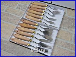 High Quality ARTIST PALETTE KNIFE SET -12 piece TOOLS Supplies NEW in BOX