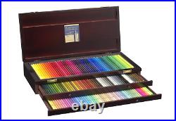 Holbain? Artist Colored Pencils 150 Colors Set OP946 Painting Wooden Box JAPAN