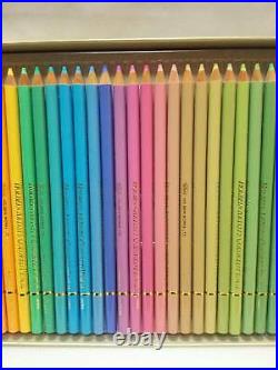 Holbain Colored Pencil Pastel Tone Set 50 Colors Paper Box From Japan New