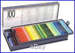 Holbein Artist Coloured Pencil 100 Colours Set in Paper Box with Free EMS Shipping