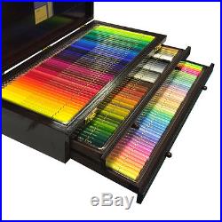 Holbein Artist Coloured Pencil 150 Colours Set in Wooden Box, Free EMS Shipping