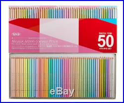 Holbein Artists Color Pencil Pastel Tone set 50 colors paper box 20936