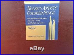 Holbein Artists' Colored Pencil 150 Colors & Meltz, Meltz Pen Wood Box Set Gift