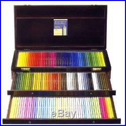 Holbein Artists' Colored Pencil 150 Colors & Meltz, Meltz Pen Wood Box Set Gift