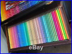 Holbein Artists' Colored Pencil 150 Colors Set Wooden Box OP946 DISPLAY