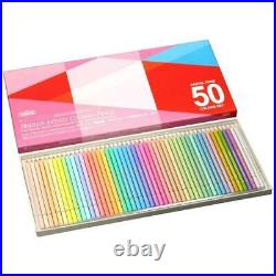 Holbein Artists Colored Pencils OP936 Pastel Tones 50 Colors Set with Paper Box