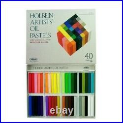 Holbein Artists Colors U686 Artists Oil Pastels 40 Color Paper Box Set