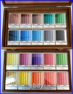 Holbein Artists' Oil Pastels 100 Colors Set in Wooden Box, Brand New