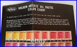 Holbein Artists' Oil Pastels 100 Colors Set in Wooden Box, Brand New