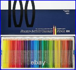 Holbein Artists Oily Colored Pencil 100 Colors Sets OP940 Paper Box Fedex New