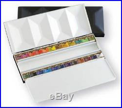 Holbein Artists Pan Color PN682 Water Color 24 Color Set Metal Box with tracking