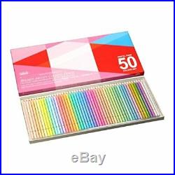 Holbein Artists Pastel Tone Colored Pencils 50 Colors paper box Japan new