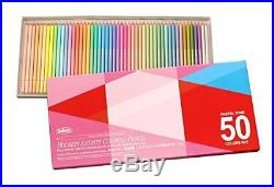 Holbein Artists Pastel Tone Colored Pencils 50 Colors paper box from Japan