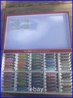 Holbein Artists' Watercolor Paint Set 60 Colors 5ml Tubes W411 Made in Japan