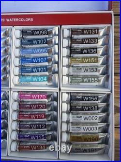 Holbein Artists' Watercolor Paint Set 60 Colors 5ml Tubes W411 Made in Japan