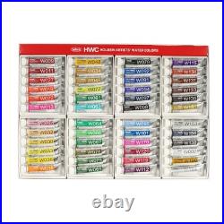 Holbein Artists Watercolor Paint Set W409 48 Colors 5ml Tubes Made in Japan