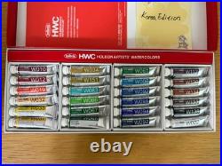 Holbein Artists' Watercolor Set HWC W405 24 Colors x 5ml Paint New