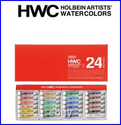 Holbein Artists' Watercolor Set HWC W405 24 Colors x 5ml Paint New