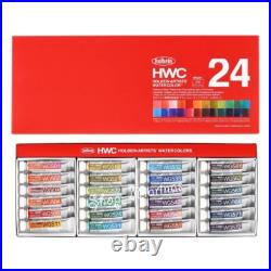Holbein Granulating Watercolor Set WG591 24 Colors x 5ml