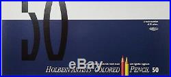 Holbein OP935 Artist Colored Pencils 50 Colors Set Basic Paper Box import