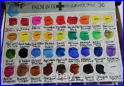 Holbein Watercolor Palm Box 36 Half Pans+ 9 Additional Colors