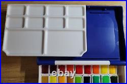 Holbein Watercolor Palm Box 36 Half Pans+ 9 Additional Colors
