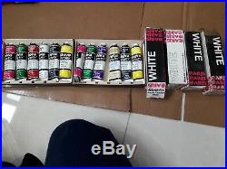 Huge lot new never used with original boxes vintage shiva acrylic paint