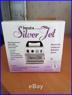 IWATA SILVER JET AIRBRUSH COMPRESSOR, Brand New and Boxed
