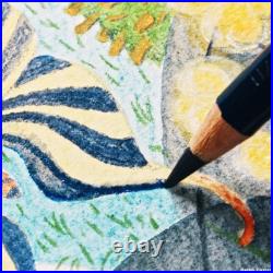 Inktense Color Pencils, 36-Piece Tin Set, 4mm Round Core, Watercolor Drawing