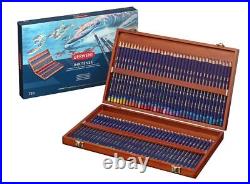 Inktense Pencils 72 Wooden Box, Set of 72, Premium 4mm Round Core, Firm, Wate