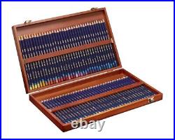 Inktense Pencils 72 Wooden Box, Set of 72, Premium 4mm Round Core, Firm, Wate