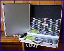 Jack Richeson Aluminum Roz Box with 4 Foam Lined Lift Out Trays